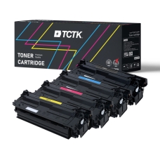 Multipack (4) Tonery CMYK (Azurová/Purpurová/Žlutá/Černá) Kompatibilní s HP Color LaserJet Canon i-Sensys, imageCLASS - Nahrazuje 508X (CF361X) / CRG-040H (0459C001)
